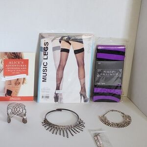 Music Legs Thigh High Stockings